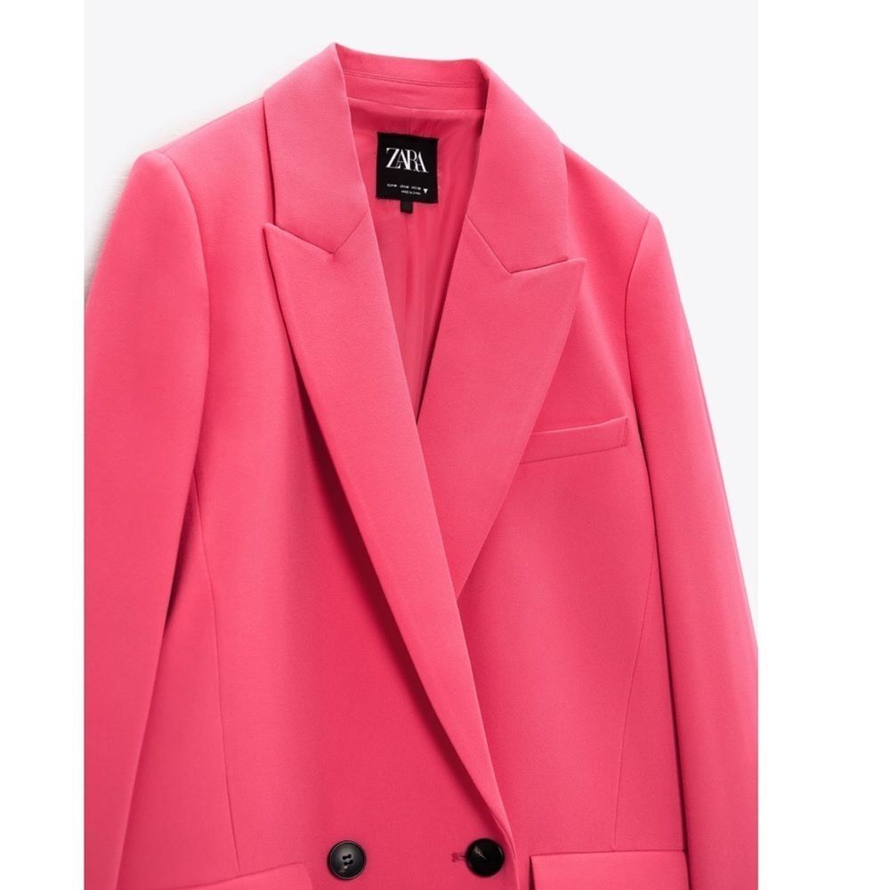 Zara Flowy Long Blazer - Picture 5 of 10